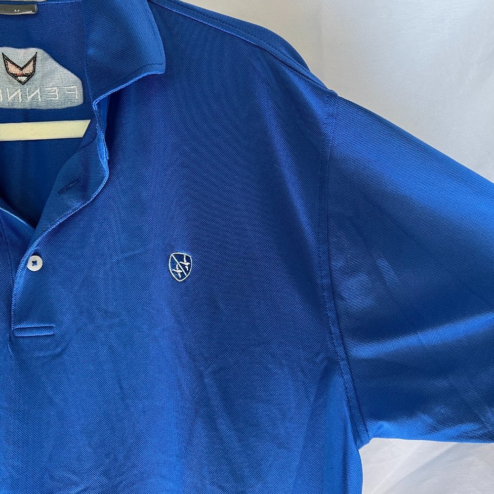 Solid Blue Fennec Golf Shirt